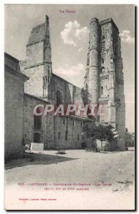 Old Postcard Lectoure Cathedrale St Genvate Tours