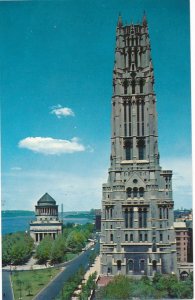 Church and Grants Tomb on Riverside Drive along Hudson River NYC, New York City