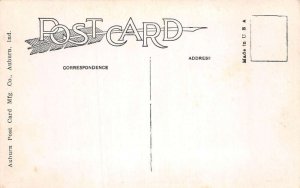 Indian Lake New York Snowy Mountain, B/W Photo Print Vintage Postcard U12238