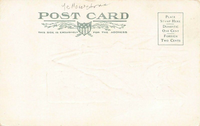 LP48 Depot  Gardiner Yellowstone Colorado  Postcard 