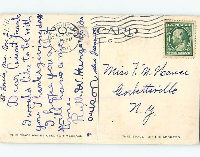 Divided-Back MUSEUM SCENE St. Louis Missouri MO d9874