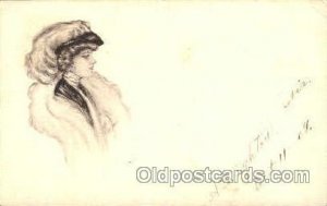 Artist Signed Cobb Shinn or Tom Yad (United States) 1909 crease right top cor...