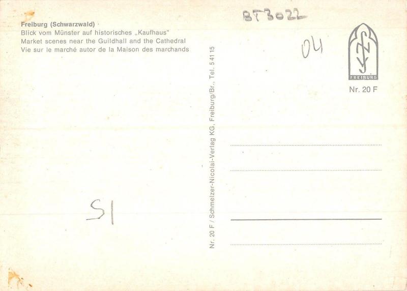 BT3022 freiburg Blick vom Munster      Germany