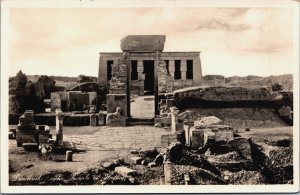 Egypt Denderak The Temple of Hathor Vintage RPPC C093