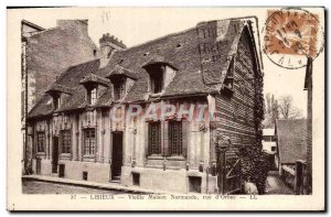 Old Postcard Lisieux Vieille Maison Normande Rue d & # 39Orbec