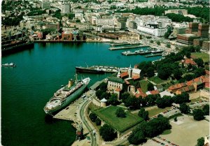 Oslo, Norway, Akershus Fortress, Sweden, Denmark, countryside, bus, Postcard