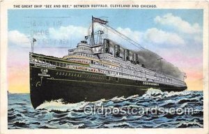 Great Ship Seeandbee Buffalo, Cleveland & Chicago Ship 1940 