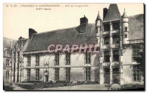 Old Postcard Chateau of Chateaudun Wing Longueville XVI century