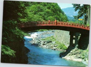 postcard Japan - Nikko - Sacred Bridge