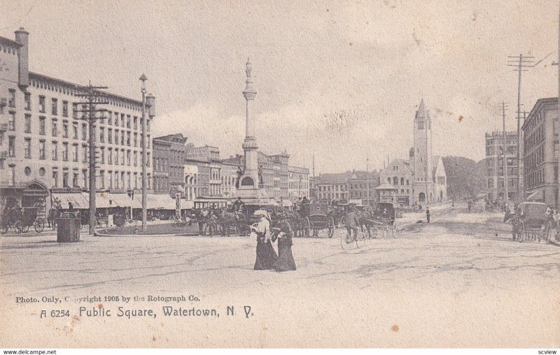 WATERTOWN, New York, 1901-1907; Public Square