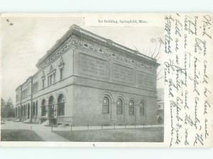 Pre-1907 ART BUILDING Springfield Massachusetts MA Q2199