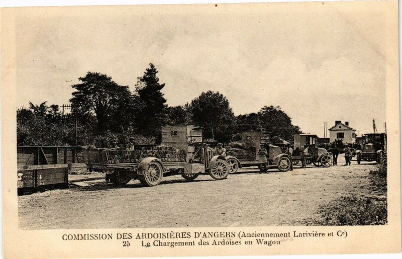 CPA Commission de Ardoisieres d'ANGERS (Anciennement Lariviere et C) (207046)