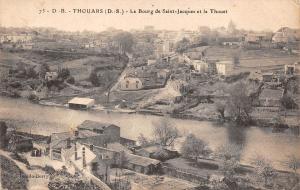 BF4463 thouars le bourg de saint jaques et le thue france