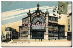 Old Postcard Auxerre Le Marche