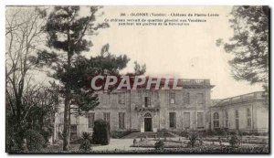 Postcard Old Olonne Chateau de Pierre Levee