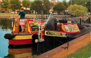 Sailing & navigation themed postcard Britain Inland chanels narrow boats 1969