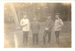 WW1 1915 War German Military Soldiers Group Photo Old Postcard