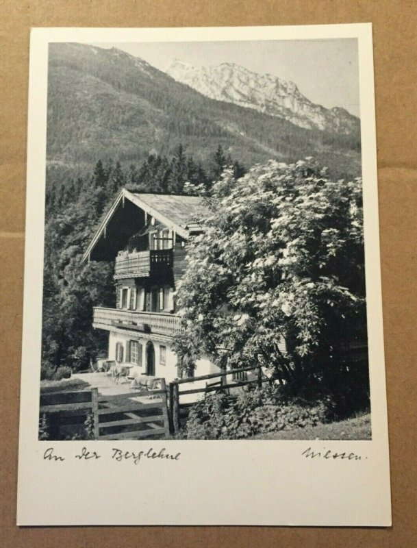 UNUSED POSTCARD - HOUSE ON THE MOUNTAINSIDE, PUBL. WALTER NIESSEN, GERMANY