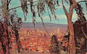 BOGOTA COLUMBIA PANORAMICA de la CIUDAD 1969 POSTMARK POSTCARD