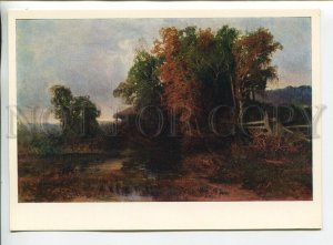 455685 USSR 1979 year painting Pskov Museum Vasiliev evening postcard