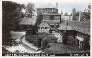 C50/ Ephraim Wisconsin Wi RPPC Postcard c50s Home & Scandinavian Peasant Shop