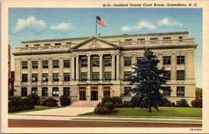 North Carolina Guilford County Court House Curteich