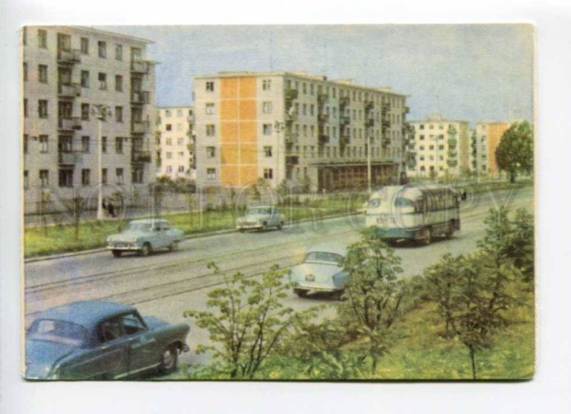 413619 USSR 1966 year Belarus Vitebsk In the neighborhood Frunze street postcard