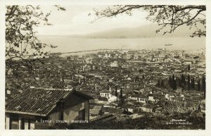 turkey, SMYRNA SMYRNE IZMIR, Umumi Manzara (1930s) RPPC Postcard