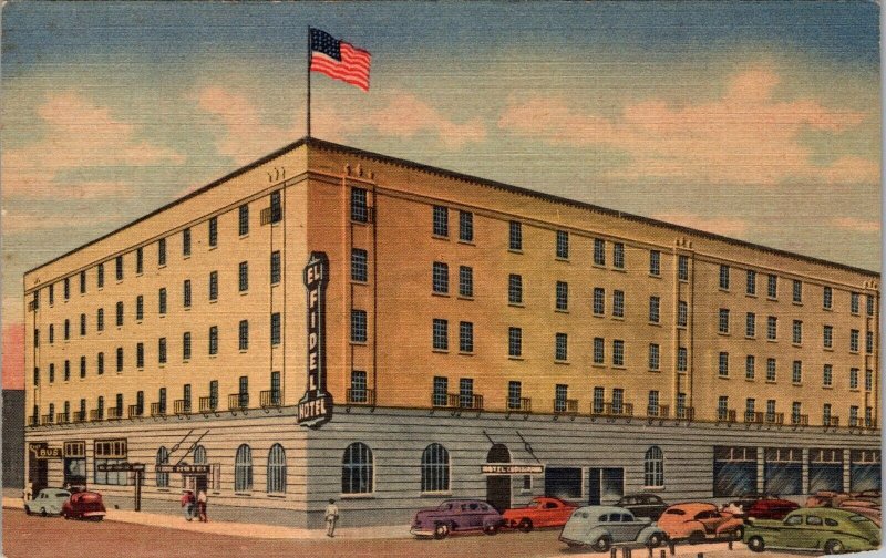 El Fidel Hotel Albuquerque NM Postcard PC122