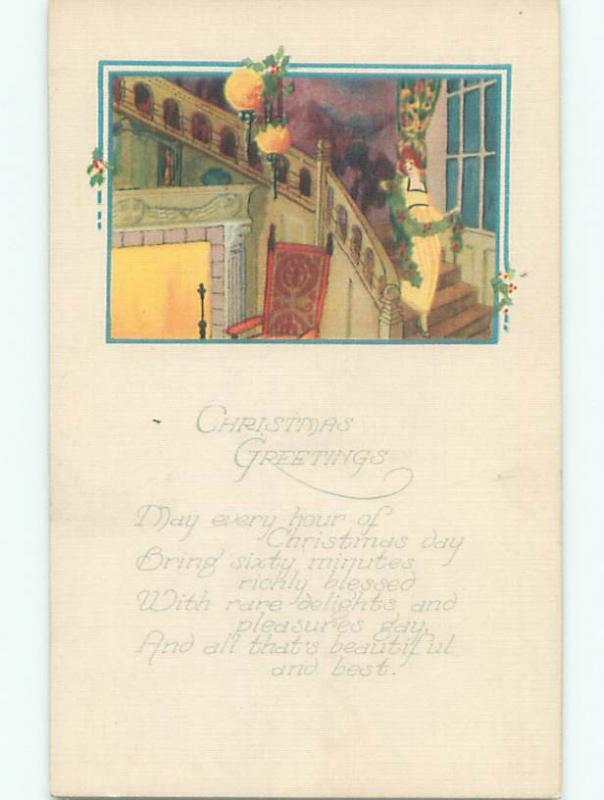 Divided-Back CHRISTMAS SCENE Great Postcard AA0260