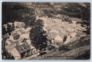 Hautes-Pyrénées France Postcard General View of Cauterets 1918 Posted