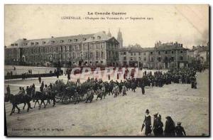 Old Postcard Luneville funerals of victims of the 1st Army in September 1915