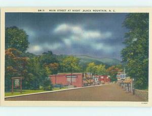 Linen STREET SCENE Black Mountain - Near Asheville North Carolina NC W1394