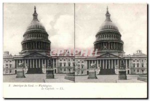 Old Postcard North America Washington Capitol