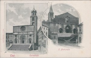 Italy Postcard - Todi Cattedrale, S.Fortunato - Umbria RS33777