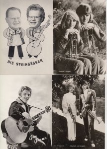 GERMAN SINGERS ENTERTAINMENT 200 Modern Postcards (L5186) 