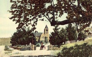 Church of the Angels at Garvanza - Los Angles 1907 Postcard