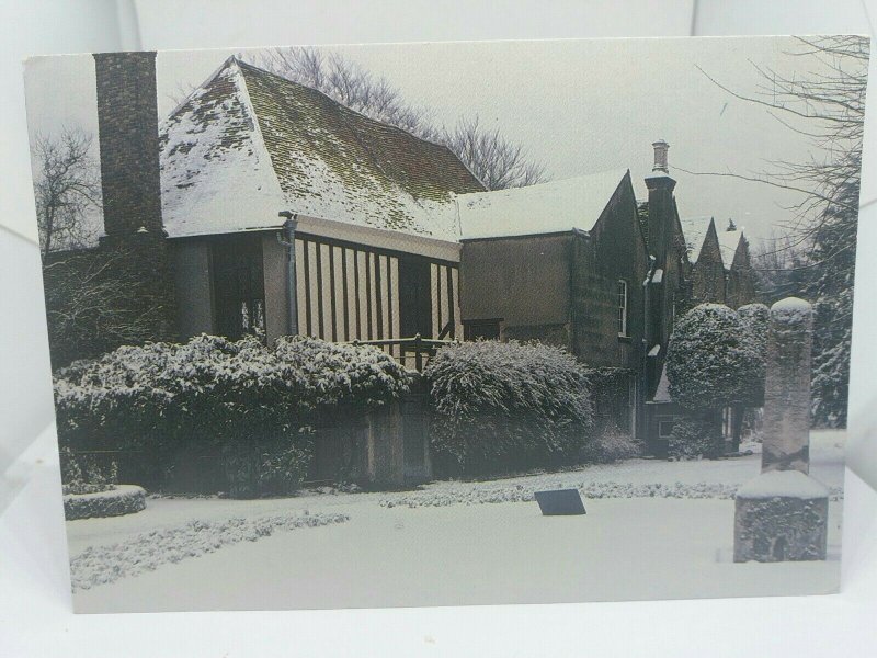 Vintage Postcard Prittlewell Priory in Winter Posted 1990 Southend on Sea Essex