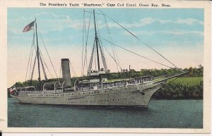 Onset Cape Cod MA, USS Mayflower Presidential Yacht, ca. 1925 , Cape Cod Canal