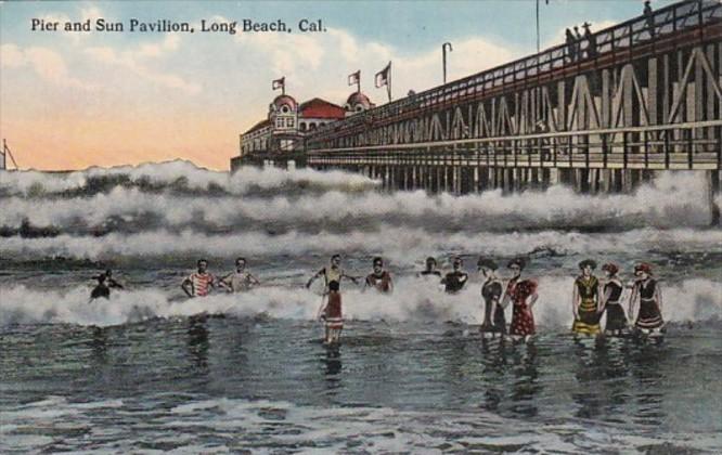 California Long Beach Pier and Sun Pavilion