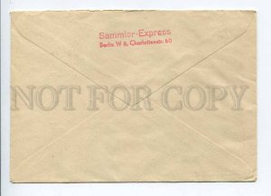 421593 EAST GERMANY GDR 1960 year youth consecrate registered Berlin  COVER