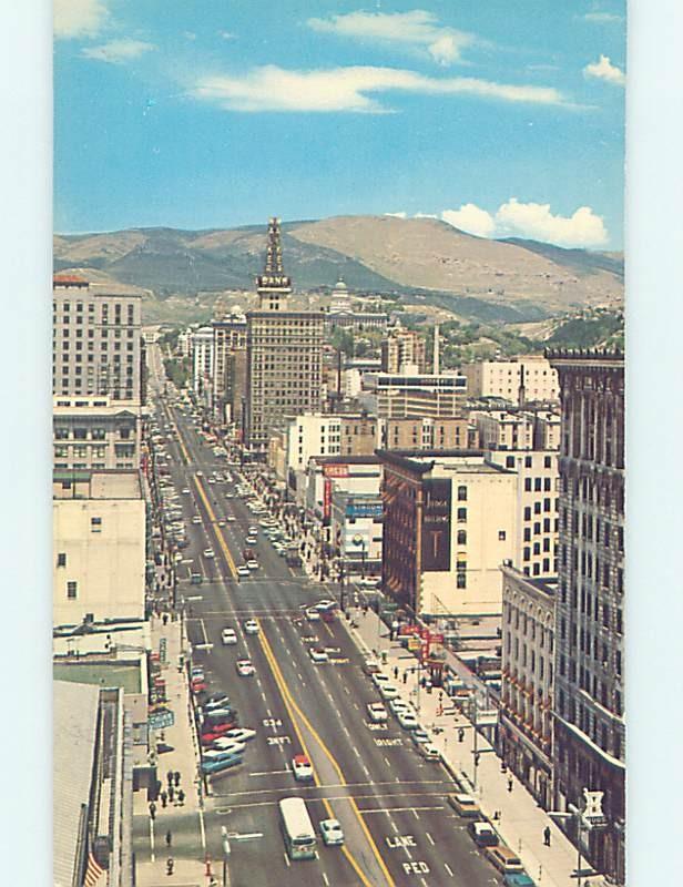 Pre-1980 STREET SCENE Salt Lake City Utah UT W1331