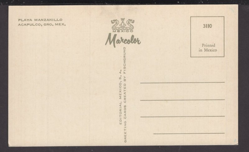 Mexico - Acapulco, GRO. Playa Manzanillo ~ Chrome