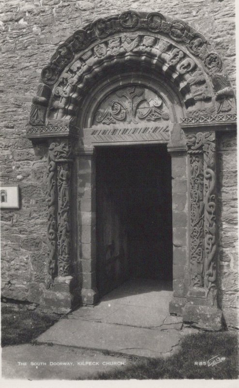 Herefordshire Postcard - The South Doorway, Kilpeck Church   RS24441