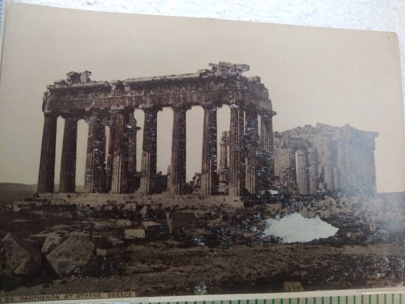 Postcard Parthenon at Athens, Greece
