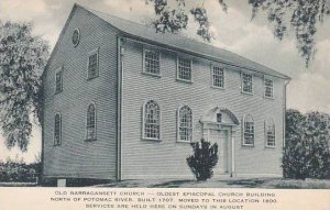 Rhode Island Potomac River Old Narragansett Church Oldest Episcopal Church Bu...