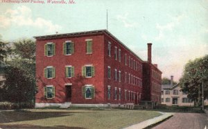 Vintage Postcard 1918 Hathaway Shirt Factory Waterville Maine ME