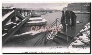 Paris 11 - Flooding of the Seine - Paris Floods - Pont de l & # 39Escalade ne...