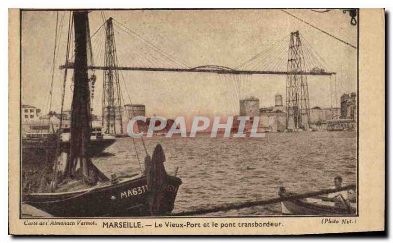 Old Postcard Marseille Vieux Port