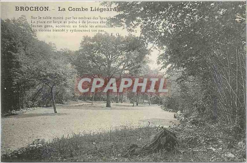 Postcard Old Brochon La Combe Liegeard